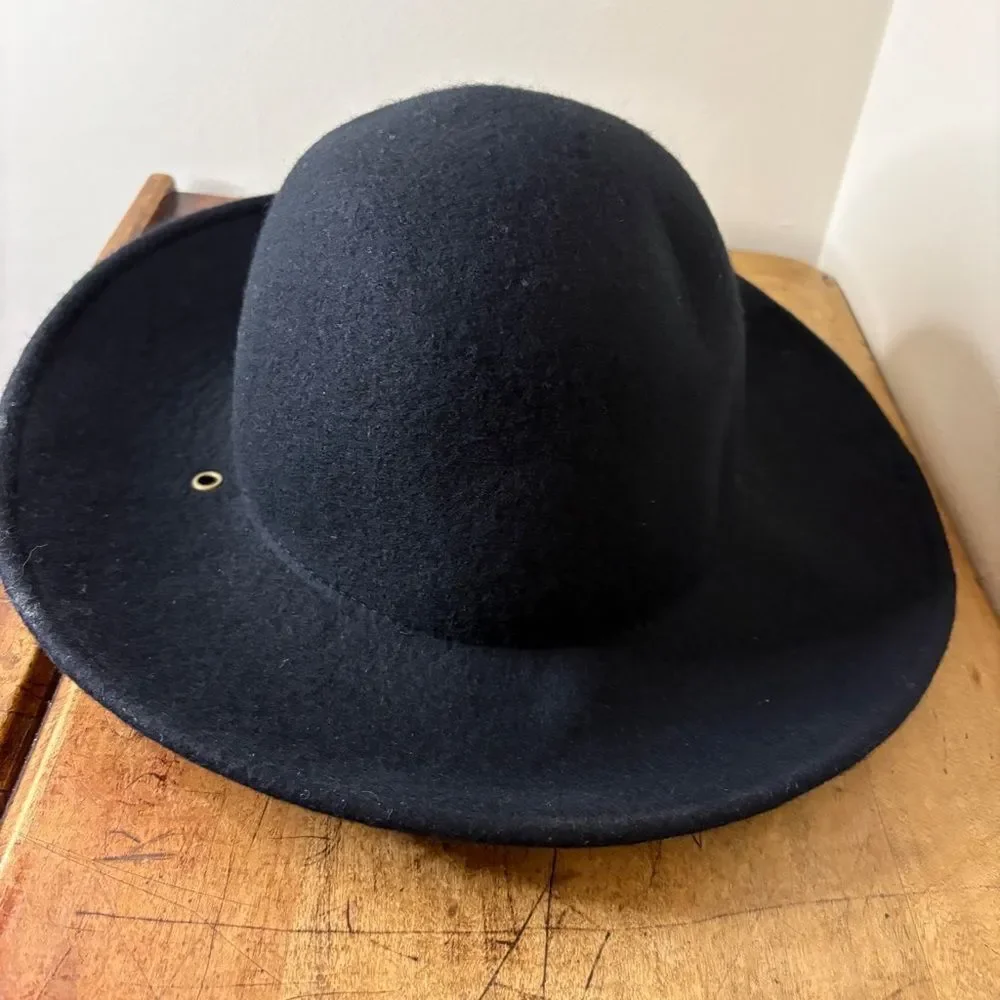 Peter Grimm Black Hat O/S Good Preworn Condition
